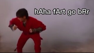 Stray Kids playing in smoke but I edited it (vEry funny) (pls laugh)