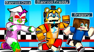 Glamrock Chica EATS Gregory และ Glamrock Freddy ใน Minecraft Security Breach Five Nights ที่ Freddys