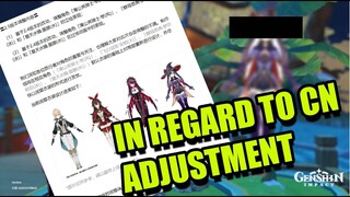 NEWS and FACTS about the CN Genshin Adjustment