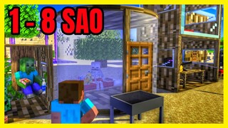 [ Lớp Học Quái Vật ] BUỔI CẤM TRẠI 1 ĐẾN 8 SAO CỦA LỚP HỌC ( TẬP CUỐI ) | Minecraft Animation