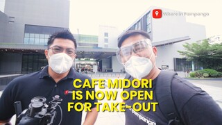 Cafe Midori is now open for take-out