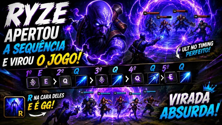Como Pros Usam a Ult do Ryze