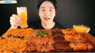 Mì - nấm - xúc xích phần 2 #mukbang