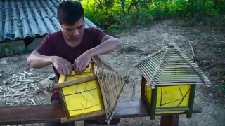 Cách Làm Đèn Lồng Tre Cực Đẹp - Wow... This Is How To Create a Beautiful Bamboo