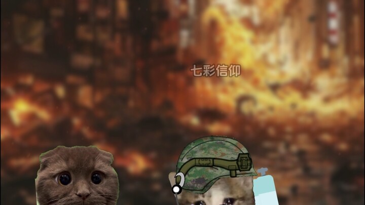 《七彩信仰》 #猫meme剧场 #猫meme故事 #猫meme #祝愿祖国强大国泰民安