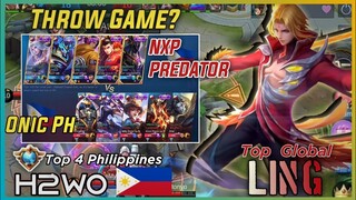 Onic PH VS NXP Predator H2wo Ling | Top Global Ling User H2wo