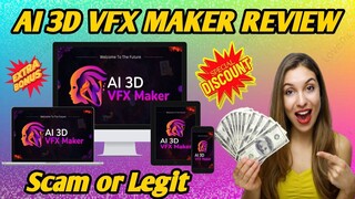 AI 3D VFX MAKER REVIEW -  1-Click Creation of 3D VFX CGI Reels, Shorts & Product Ads