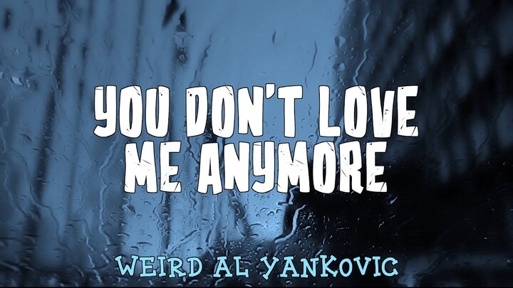 Weird Al Yankovic - You Don't Love Me Anymore (Lyrics)