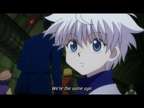 Gon and Killua first meeting