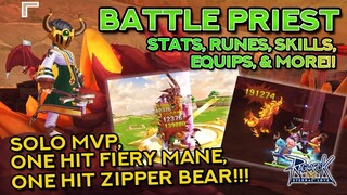 COMPLETE BATTLE PRIEST GUIDE: One Hit Mobs + MVP Build | Ragnarok Mobile Eternal Love