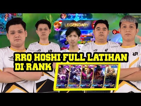 RRQ HOSHI SKRIM FULL DI RANK | RRQ ALBERT TERNYATA GG BANGET PAKE FANNY