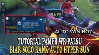 TUTORIAL SOLO RANK SUPAYA DIKASIH JADI JUNGLER KITA PAMER WR PALSU AJA BOZ