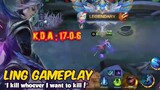 KING OF K.D.A LING GAMEPLAY | MOBILE LEGENDS