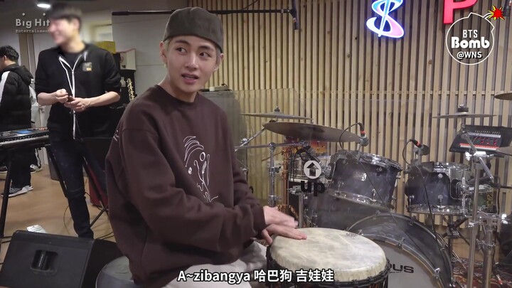 [WNS Subtitles] 190830 [BANGTAN BOMB] Drummer Boy V & JK