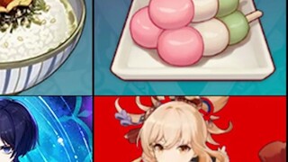 [Genshin Impact] List of all characters' special dishes! (Except for the one who can't cook~)