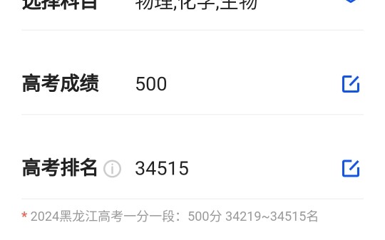 500分在不同省的排名