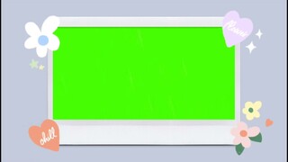 CUTE AESTHETIC OVERLAY PT. 12 | GREEN SCREEN | Peachy Grace