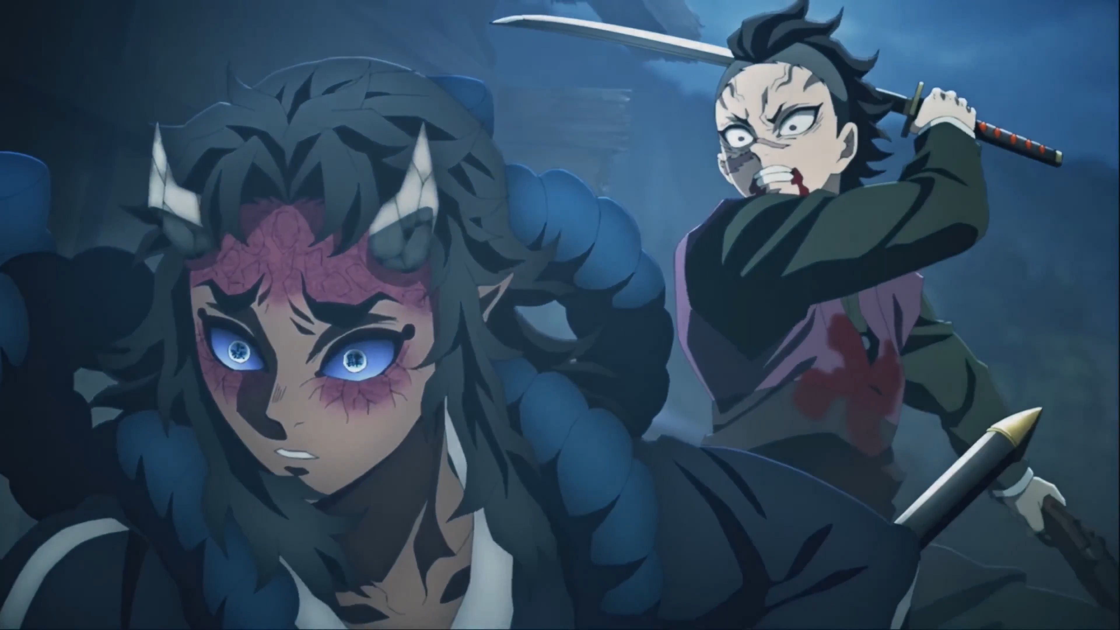 Hantengu Vs Nezuko! Demon Slayer  Kimetsu no Yaiba Season 3 - Ep