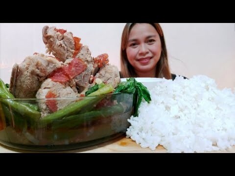 KINAMATISANG PORK RIBS MUKBANG