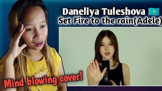 Daneliya Tuleshova - Set Fire to the rain ( Adele) || Reaction