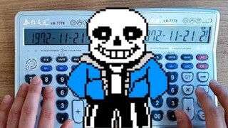 用2台计算器弹奏Megalovania，指速惊人翻弹版！