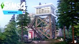 Werewolf Watchtower Hideout 🐺 🌲 | The Sims 4 Werewolves Speed Build + GIVEAWAY | No CC