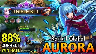 INSTANT KILL COMBO!! Aurora Best Build 2020 by Top 1 Global Aurora | MLBB