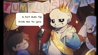 【undertale手书】sans的man chat💙