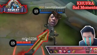 Khufra SAD Moments...  Mobile Legends Funny Gameplay Indonesia