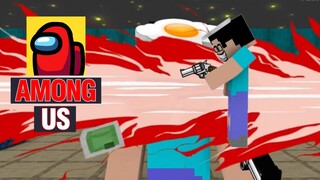 Monster School : AMONG US CHALLENGE - Minecraft Animation