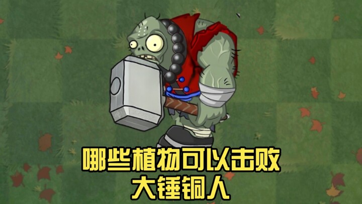 Which max-level plants can one ultimate ability take down the Heavy Copperman?