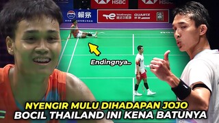 Nyengir-Nyengir Mulu..!! Bocil Thailand ini Bangkitkan Amarah Jojo di Thomas Cup 2024