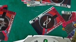 Kamen Rider Decade CSM, I'm tired and just read some cards. I'm in a hurry just to shoot a video for