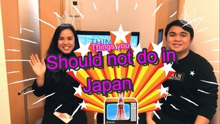 Things you should not do in Japan | Guidelines/Rules for First time visitors