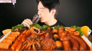 Hải sản cay phần 2 #mukbang