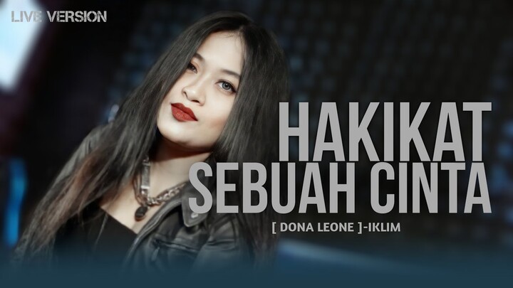 HAKIKAT SEBUAH CINTA - DONA LEONE | Woww VIRAL Suara Menggelegar BUMIL Lady Rocker | SLOW ROCK
