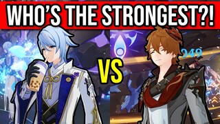 DPS SHOWDOWN! Ayato vs Childe! Who's the MOISTEST 5★ Hydro DPS at C0 & C6?!