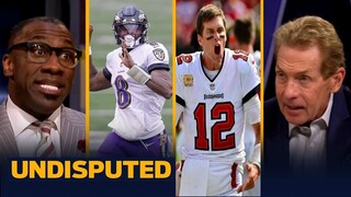 UNDISPUTED - Skip & Shannon debate Lamar Jackson vs Tom Brady, Ravens vs Bucs in Wk 8