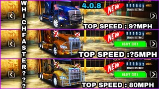 WHICH TRUCKS ARE FASTER??? | NEW HEAVY TRUCKS | Truck Simulator USA Evolution Update 4.0.8