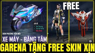 Free Fire - Garena Tặng Free Skin Xe Moto Có Chỉ Số Cực Mạnh - Quà Free Rank Trang Phục Và Skin Balo
