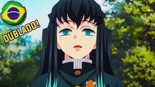 🇧🇷「DUBLADO」a Voz Do TOKITO  Oficial Dublada (Demon Slayer)