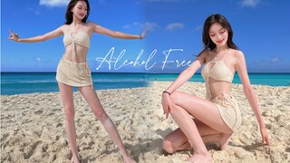 [Vertical screen] Tipsy at the beach 🍹 Swimsuit alcohol free dance｜Twice alcohol-free