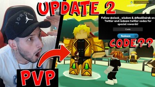 😱 UPDATE 2 ANIME TRAINING SIMULATOR CODES ROBLOX *PVP* ACTUALIZACION *CUANDO HAY CODIGOS?