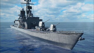 JS KURAMA the ship with no missile. online gameplay | Modern Warships