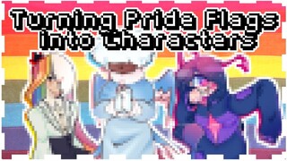 Turning Pride Flags into Characters