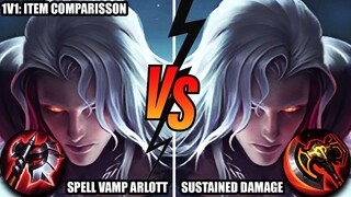 Arlott [Spell Vamp] vs Arlott [Sustained Damage]