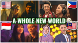A WHOLE NEW WORLD by Alddin Movie | Who sang it better? | Malaysia × Indonesia × Philippines × USA