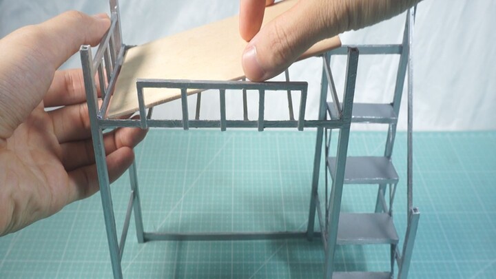 [Miniature Scene] A "Metal-Framed" Bed