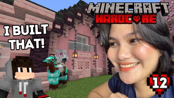 TRADING HALL PARA KAY PRINSESA PABUHAT! | Hardcore Minecraft PE | #12