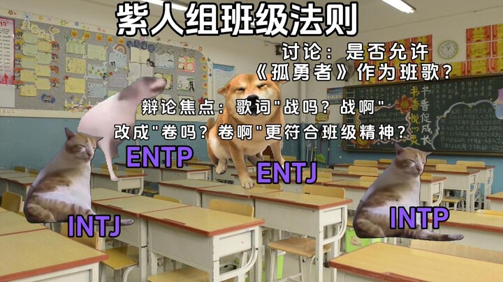 如果一个班都是紫人人格?【MBTI-NT组】